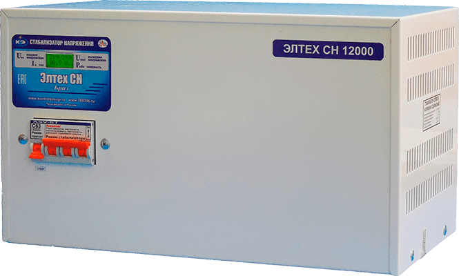 Тиристорный стабилизатор Элтех СН 12000 стандарт в Самаре